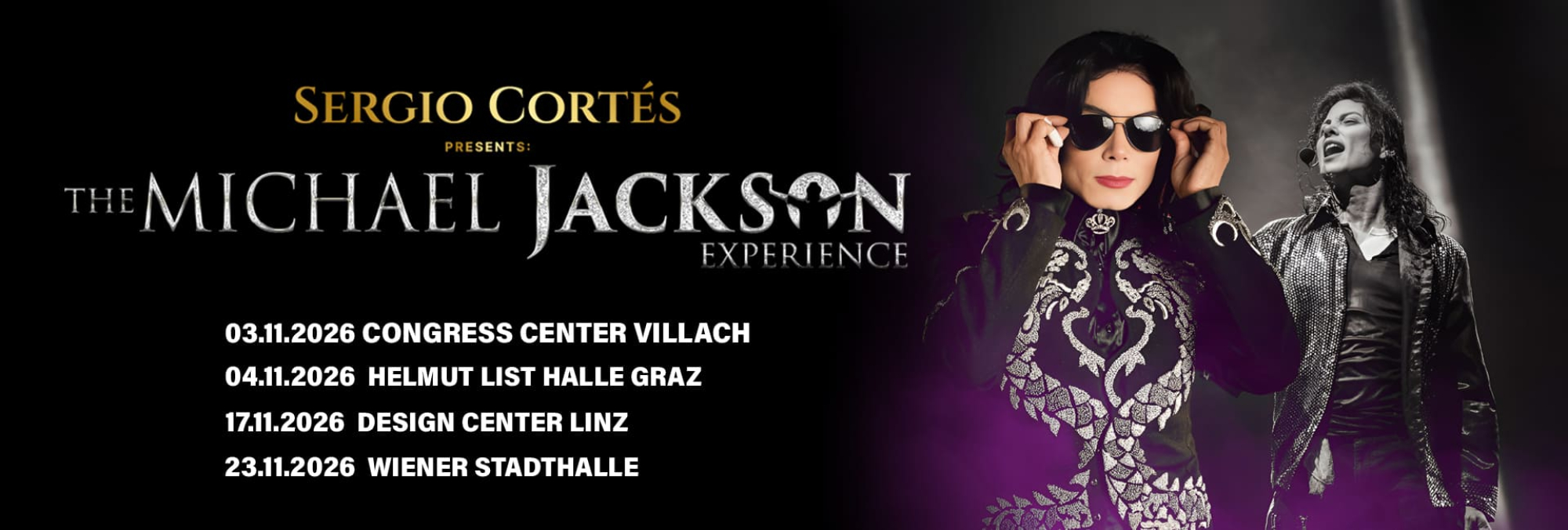 SERGIO CORTÉS – The Michael Jackson Experience (Live Tribute Show)