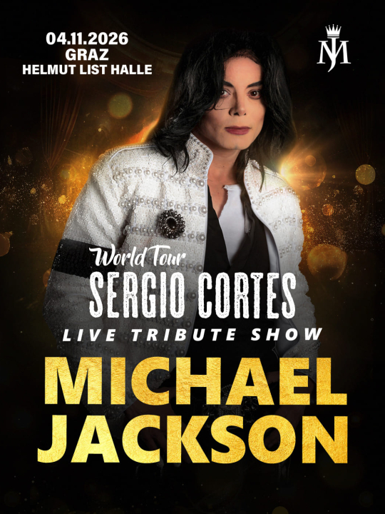 SERGIO CORTÉS – The Michael Jackson Experience (Live Tribute Show) in Graz