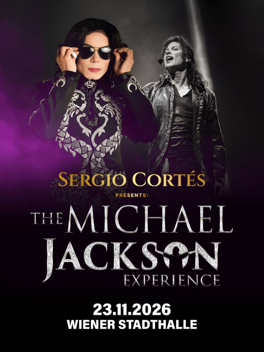 SERGIO CORTÉS – The Michael Jackson Experience (Live Tribute Show) in Wien