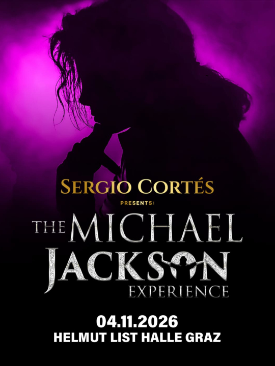 SERGIO CORTÉS – The Michael Jackson Experience (Live Tribute Show) in Graz
